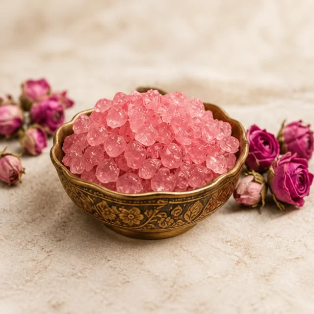 خرده نبات گل محمدی
