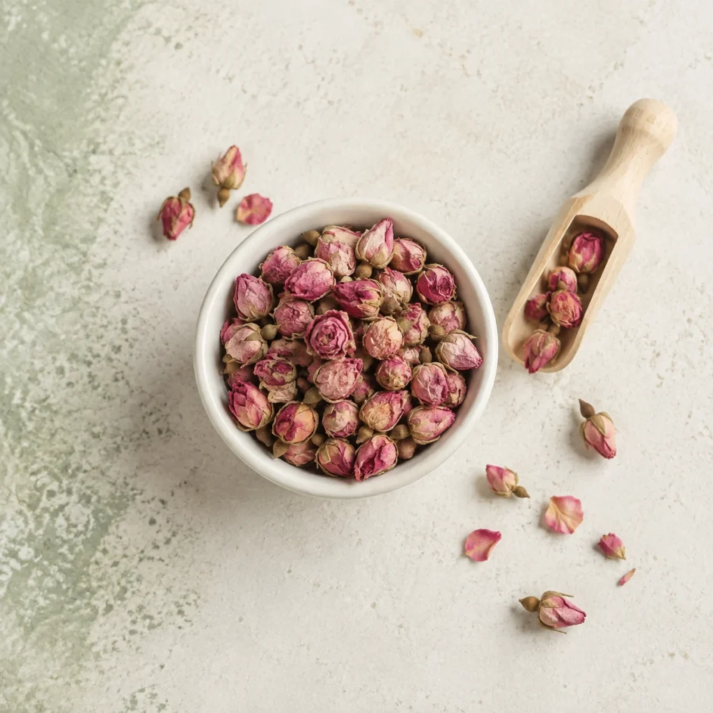 غنچه‌های خشک گل محمدی