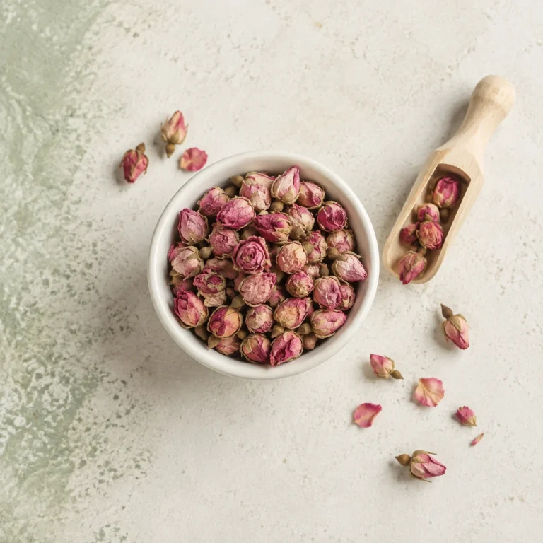غنچه‌های خشک گل محمدی